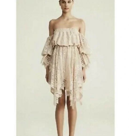 chinese dress ladies Stratus Lace High Neck Maxi Dress | Ivory | Dresses